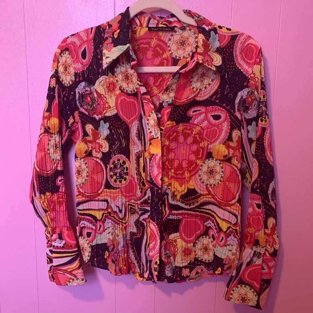 🦚5/20🦚 Violet & Claire vintage blouse PS